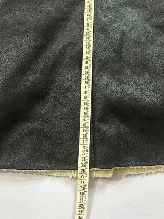 Giaccone Montone Vintage Uomo Tg M Nero