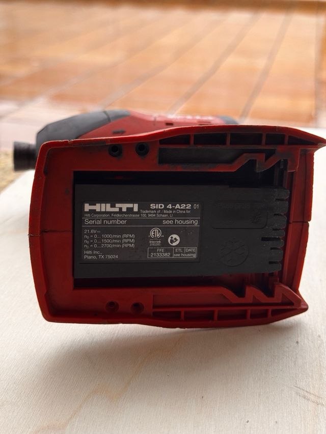 Pistola de impacto HILTI SID 4-A22