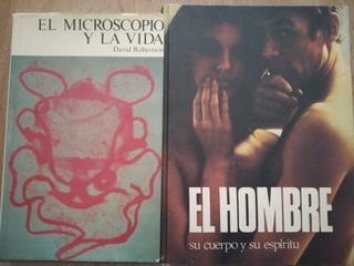 Pack el microscopio y la vida, el hombre libros