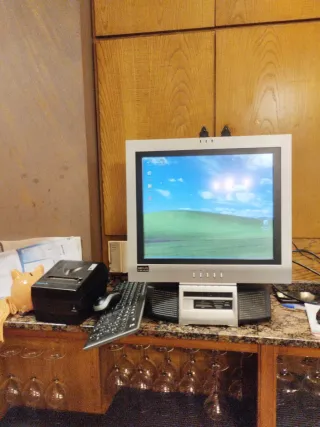 Ordenador Táctil POS Negro