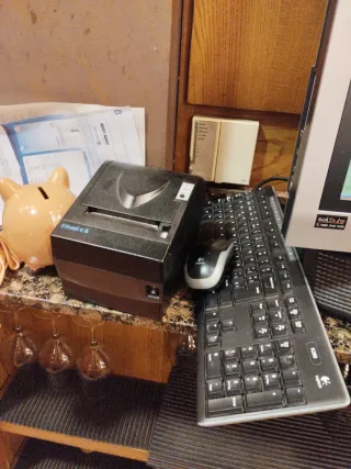 Ordenador Táctil POS Negro