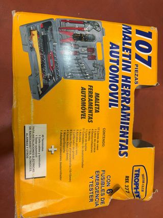 Maletín Herramientas Automóvil 107 Piezas