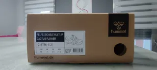 Zapatillas Hummel niña rosa velcro