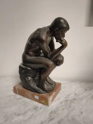 El Pensador Rodin firmado