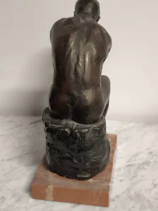 El Pensador Rodin firmado