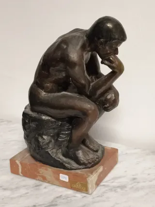 El Pensador Rodin firmado