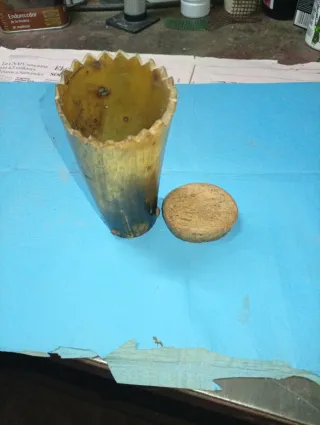 Vaso de cuerno antiguo