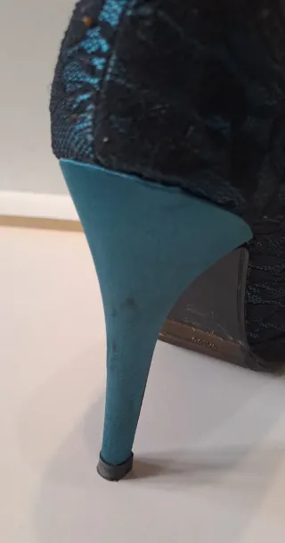 Scarpe Tulipano peep toe con fiocco 37