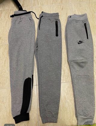 Lote 3 pantalones deportivos grises