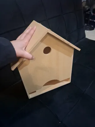 Pañalera casita de pájaros