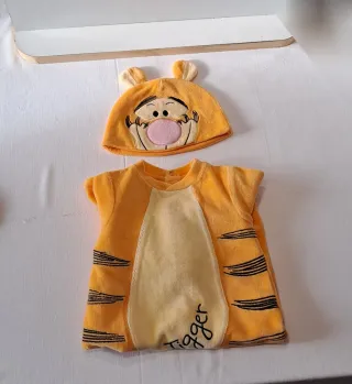 Costume tigro Disney tuta e cappello 3-6 mesi