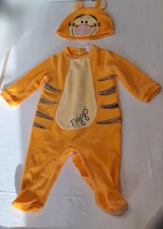 Costume tigro Disney tuta e cappello 3-6 mesi