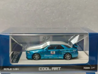 Cool Art Nissan Skyline GT-R R34 Reverse