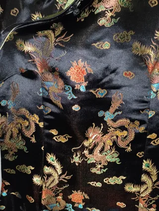 Vestido Qipao Chino Tradicional Chaqueta