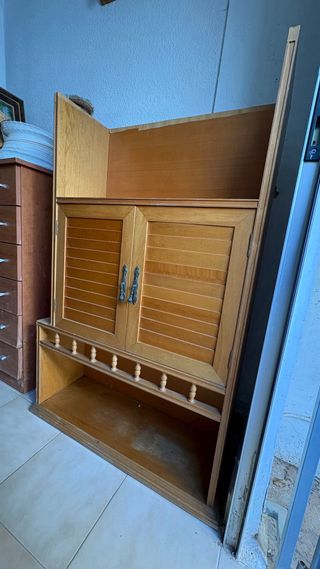 Armario de cocina de madera