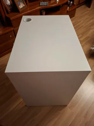 Mesa estudio IKEA MICKE blanca