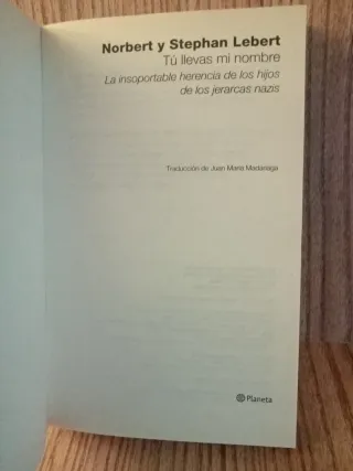 Tú llevas mi nombre