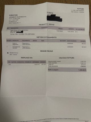 iPhone 16 Pro 128GB Nero.