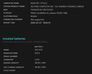 Portátil ASUS TUF Gaming FX504GD i7 16GB