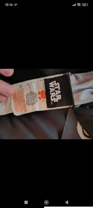 Disfraz Star Wars niño Darth Vader talla s