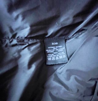 Plumífero 313 Tre Uno Tre con capucha Talla L