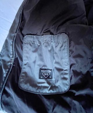 Plumífero 313 Tre Uno Tre con capucha Talla L