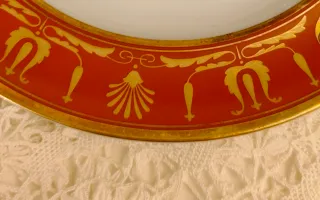 Piatti Vista Alegre Empire Rosso