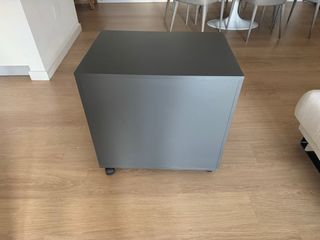 Cajonera ALEX gris con ruedas