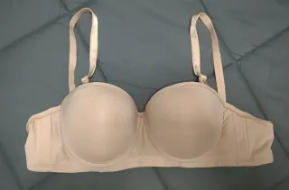 Lote 2 sujetadores strapless talla 70B.