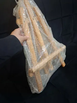 Caballete de madera para pintar