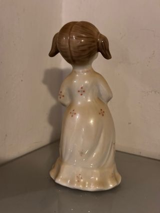 Statuina bambina ceramica vintage