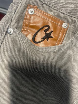 Pantalón Vaquero Corteiz Talla S Gris