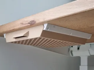 Cajón de plástico para debajo del escritorio