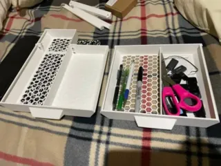 Cajón de plástico para debajo del escritorio