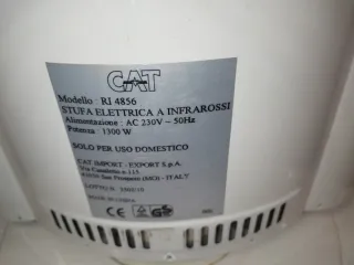 Stufa elettrica vintage CAT