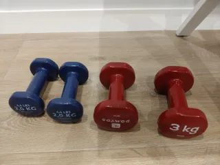 Mancuernas 3kg y 2kg (2 unidades)