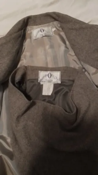 Tailleur donna beige/marrone