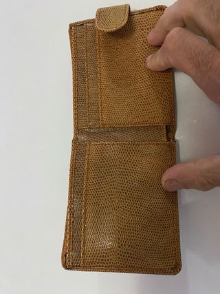 Cartera Marrón y Dorada