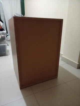 Cajonera beige de madera Tengo 3