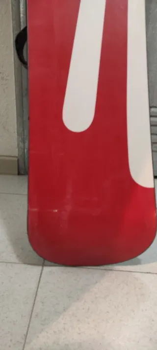 Tabla de Snowboard con Fijaciones