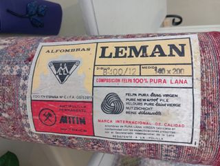Alfombra Leman 140x200 cm Pura Lana Virgen