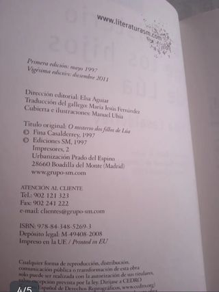 El misterio de los hijos de Lúa (El barco de va...