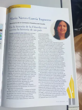 Boletín servicio filatelia de correos.