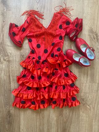 Disfraz Sevillana Flamenca Niña