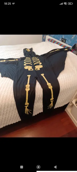 Disfraz Murciélago Esqueleto Infantil talla 10