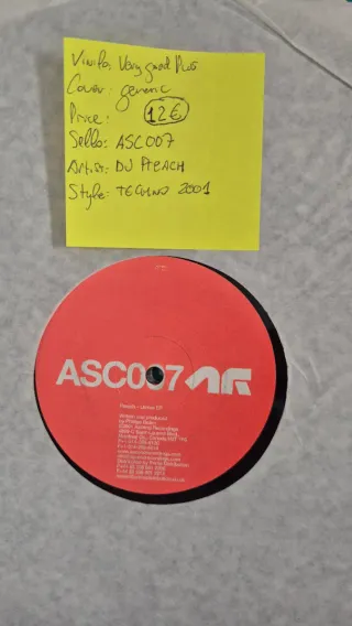 DJ Preach - ASC007 - Vinilo Techno