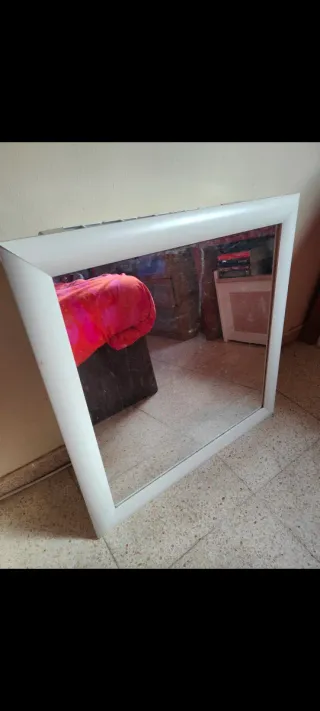 Mesita de noche Ikea blanca