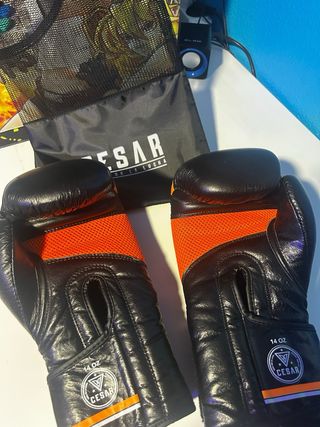 Guantes de boxeo Cesar con funda