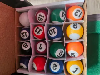 Mini mesa de billar con accesorios