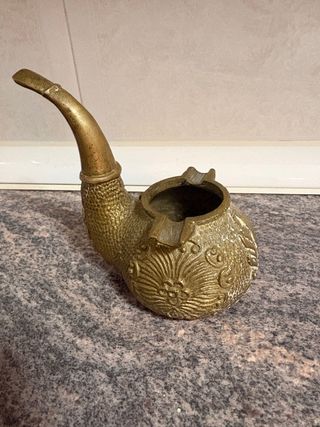 Cenicero Bronce Estilo Pipa